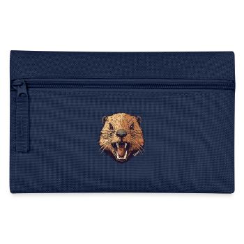 Wilder Biber - Federtasche - Navy - Vorne