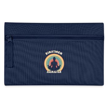 Inhale, freak out - Pencil Case - navy - Front