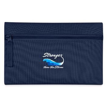 Stronger Than the Storm - Pencil Case - navy - Front