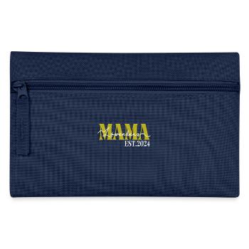 Mama Löwenherz 2024 Beste Mama Geschenk - Federtasche - Navy - Vorne