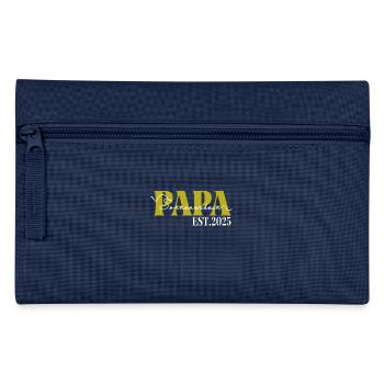 Papa Sonnenschein 2025 Bestes Geschenk - Federtasche - Navy - Vorne