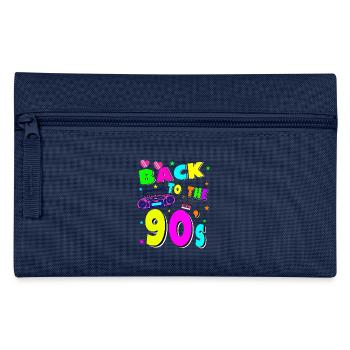 90's Musique Chemise de fête Rétro Lifestyle - Trousse - marine - Devant