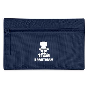 Bräutigam Junggesellenabschied feier - Federtasche - Navy - Vorne