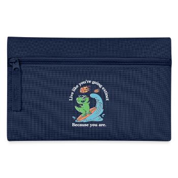 Vivez comme si vous alliez disparaître - Trousse - marine - Devant