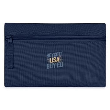 Pro-Europe Boycott USA Buy EU - Federtasche - Navy - Vorne