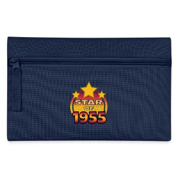 1955 Geburtstag Retro Jahrgang Geschenk - Federtasche - Navy - Vorne