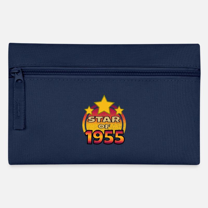 1955 Geburtstag Retro Jahrgang Geschenk - Federtasche - Navy