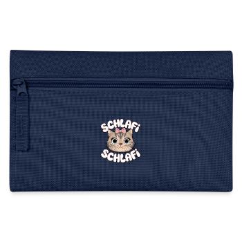 Chat Chat Nuit Chemise Cadeau Mignon - Trousse - marine - Devant