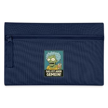 Zombie mit Slush – Das ist aber gemein! - Federtasche - Navy - Vorne