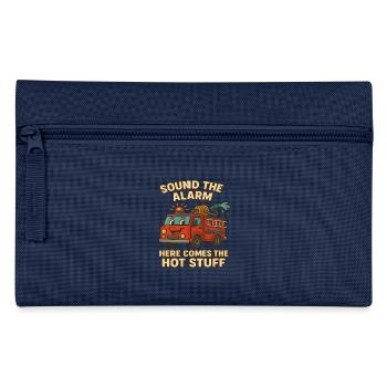 Chemise pour enfants de camion de pompiers – Hot Stuff Saying - Trousse - marine - Devant