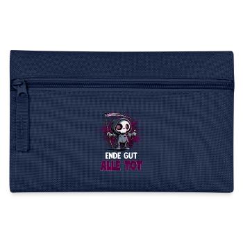 All's Dead – Black Grim Reaper Humor - Pencil Case - navy - Front