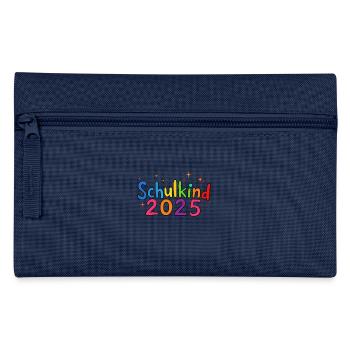 Grundschule Einschulung Schulbeginn 2025 - Federtasche - Navy - Vorne