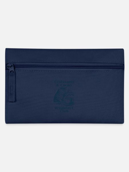 Espresso Breakfast Club und Croissants - Federtasche - Navy