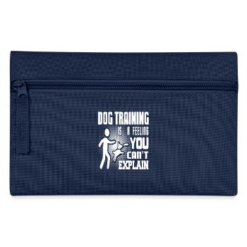 Dog Training Feeling You Can’t Explain Passion - Federtasche - Navy - Vorne