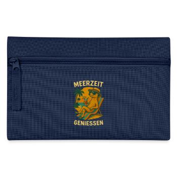 Suricate vacances plage été mer palmiers - Trousse - marine - Devant