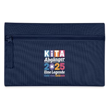 Einschulung Schulanfang Legende Schulstart - Federtasche - Navy - Vorne