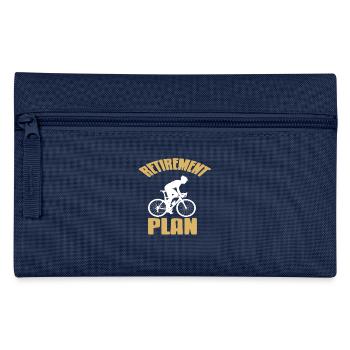 Retirement Plan Funny Cyclist Retirement Life - Federtasche - Navy - Vorne