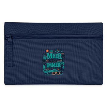 La mer va toujours les vacances d’été Beach Coast Chemise - Trousse - marine - Devant