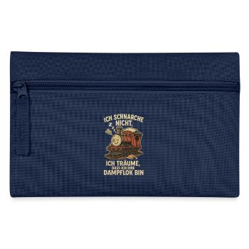 Chemise de nuit pour locomotive à vapeur – Drôle de dicton ferroviaire - Trousse - marine - Devant