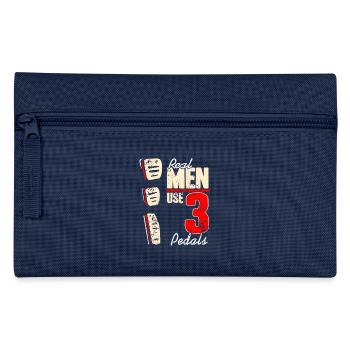 Three Pedal Manual Driver Stick Shift Power - Federtasche - Navy - Vorne