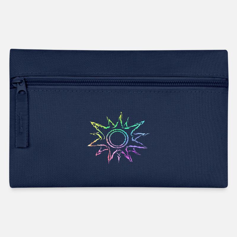 Sun colorful gradient - Pencil Case - navy