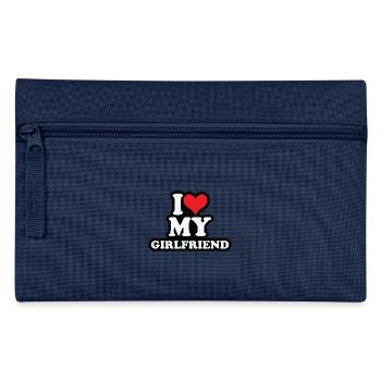 i love my girlfriend - Federtasche - Navy - Vorne