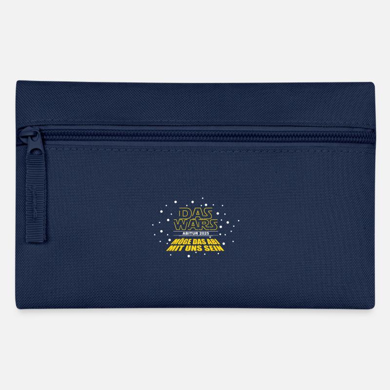 DAS WARS - Cooles Abi '25 Motto Shirt, Abitur 2025 - Federtasche - Navy