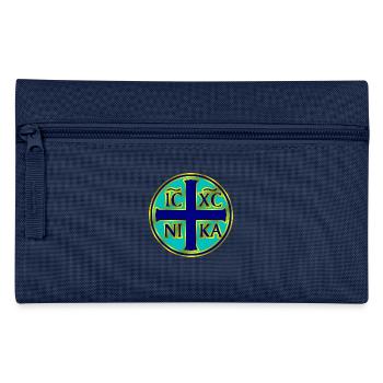IC XC NIKA symbol - Pencil Case - navy - Front