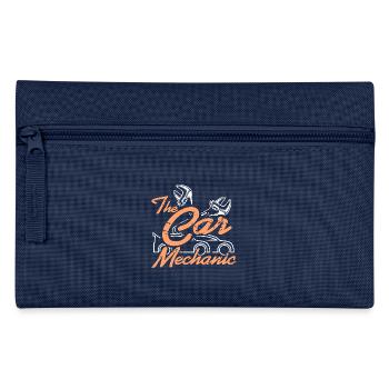 Wrench Life Auto Garage Repair Enthusiast Quote - Federtasche - Navy - Vorne