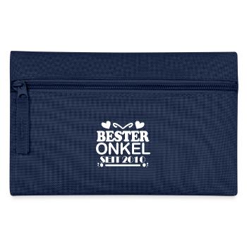 Bester Onkel seit 2010 - Federtasche - Navy - Vorne