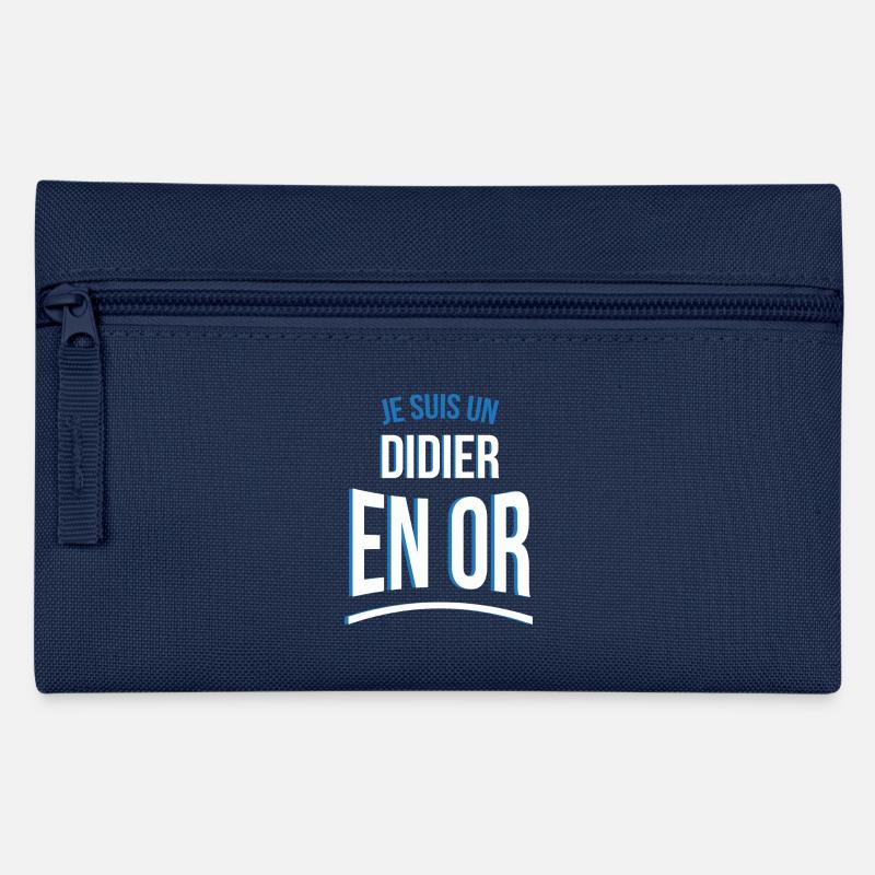 je suis un Didier en or cadeau idée humour - Trousse - marine