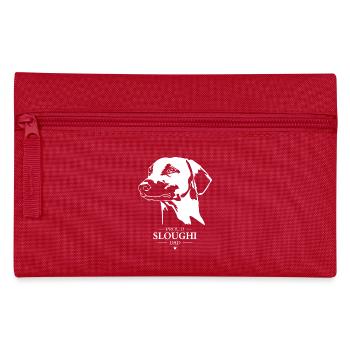Sloughi Dad Hunde Hund Windhunde Wilsigns Sticker - Federtasche - Rot - Vorne