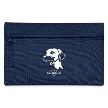Sloughi Dad Dogs Dog Greyhounds Wilsigns Sticker - Pencil Case - navy - Front