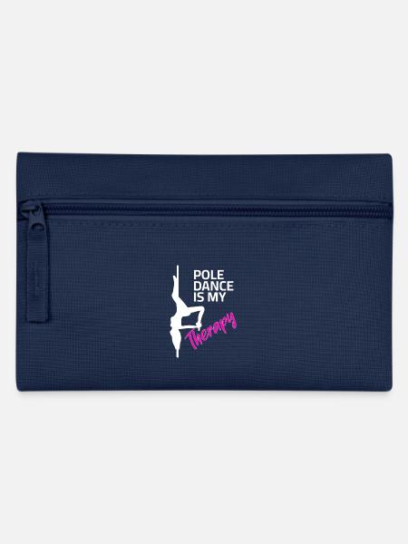 Pole Dance Sprüche - My Therapy - Federtasche - Navy