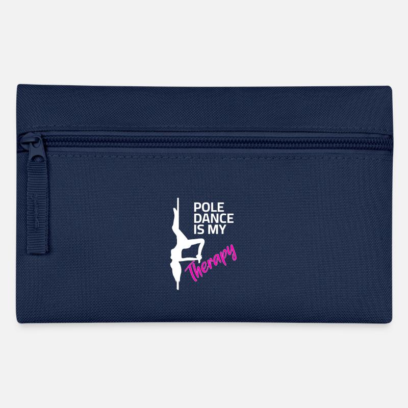 Pole Dance Sprüche - My Therapy - Federtasche - Navy
