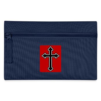 Cross symbol - Pencil Case - navy - Front