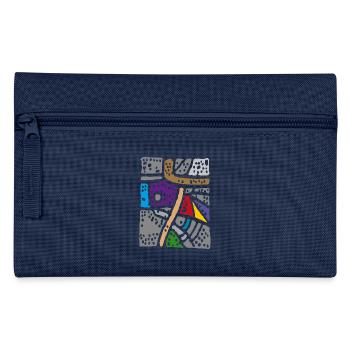 Couleurs Abstrait - Tapis - Trousse - marine - Devant