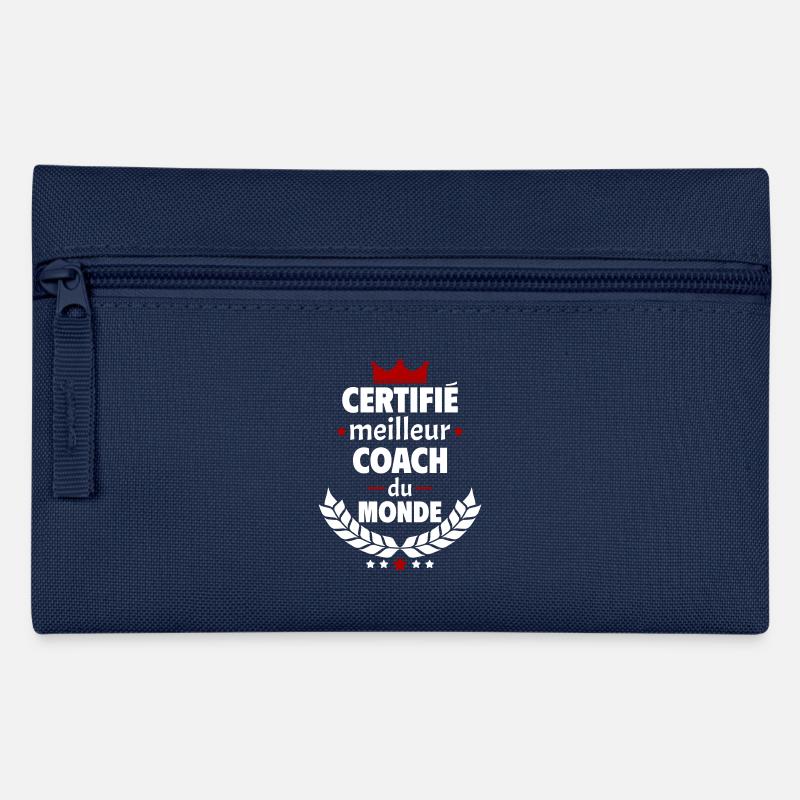 Certifié meilleur coach du monde, cadeau de noël - Trousse - marine