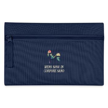 Mens Sana in Corpore Sano - Pencil Case - navy - Front
