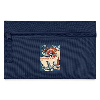 stay anchor final - Pencil Case - navy - Front