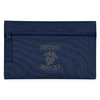 LIVE TO RIDE - Pencil Case - navy - Front