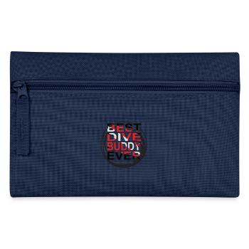 Bester Tauchbuddy für immer, Tauchen, Aquaholic - Federtasche - Navy - Vorne