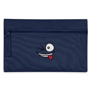 crazy_grin_face - Federtasche - Navy - Vorne