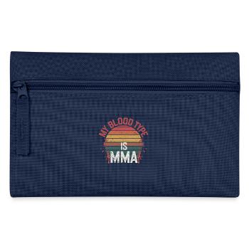 Expressing passion for MMA - Pencil Case - navy - Front