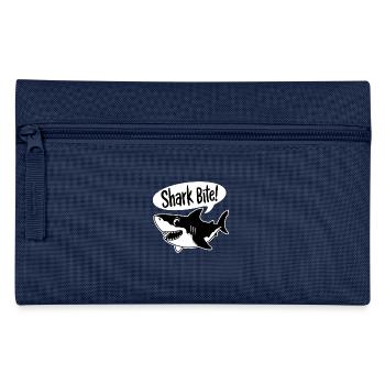 Hai-Biss! - Lustiger Hai - Federtasche - Navy - Vorne