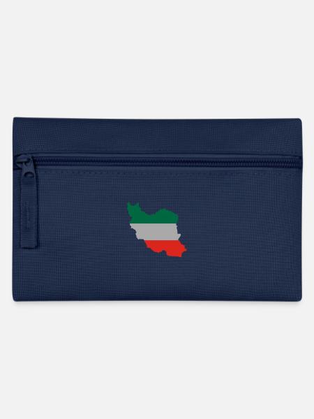 iran_flagg - Federtasche - Navy