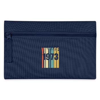 Jahrgang 1973 Retro - Federtasche - Navy - Vorne