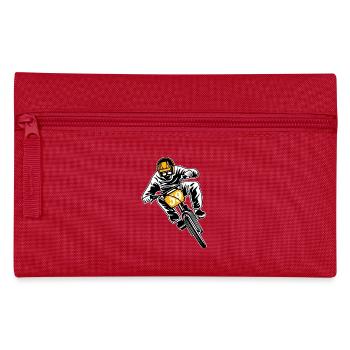 BMX Bike / Bike 02_dreifarbig - Pencil Case - red - Front