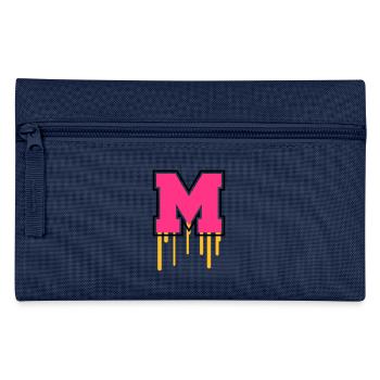 Letter M - Federtasche - Navy - Vorne