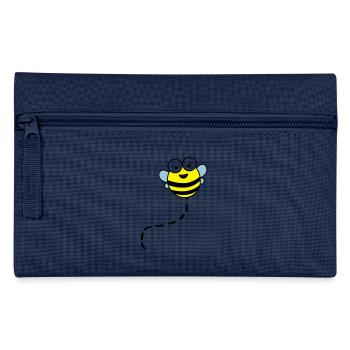 lustige_biene_02 - Pencil Case - navy - Front